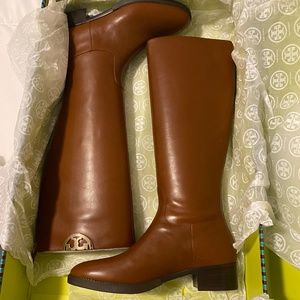 Tory Burch Leather Sidney Boots - 7.5 NIB